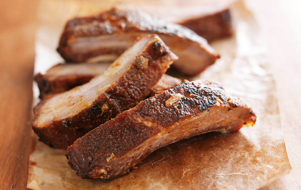 Grilled BBQ Pork Spare Ribs