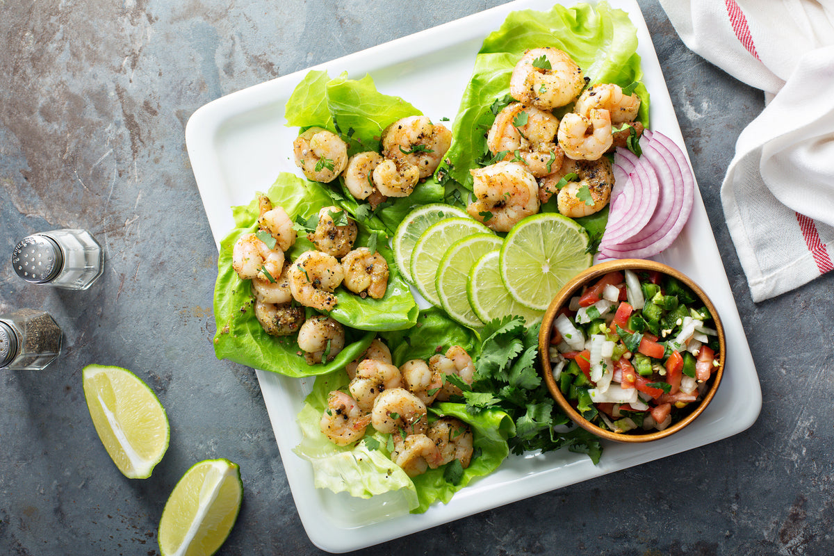 Grilled Citrus-Shrimp Lettuce Cups – American Made Grills