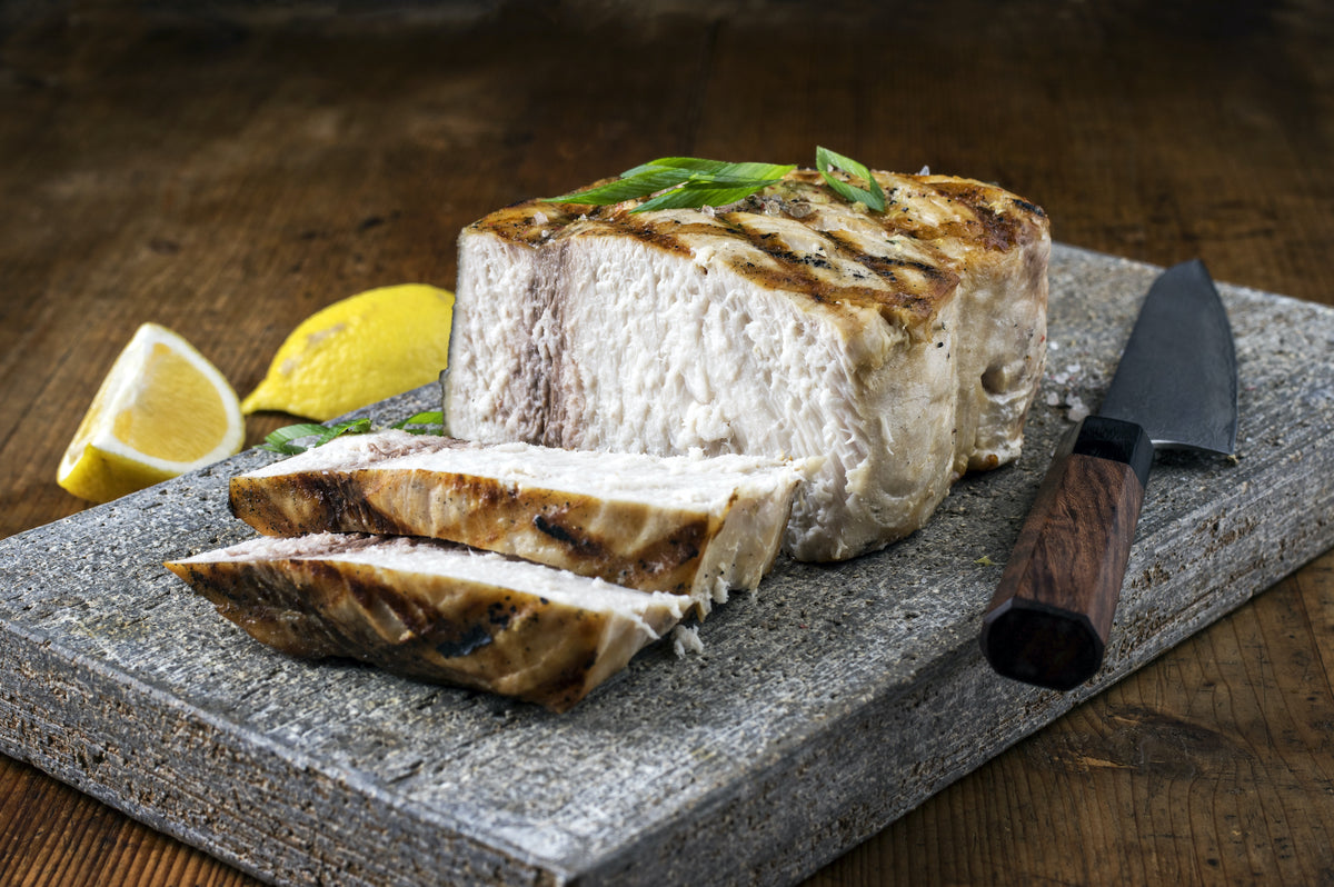 Grilled Swordfish with Charred Leeks and Citrus American Made Grills