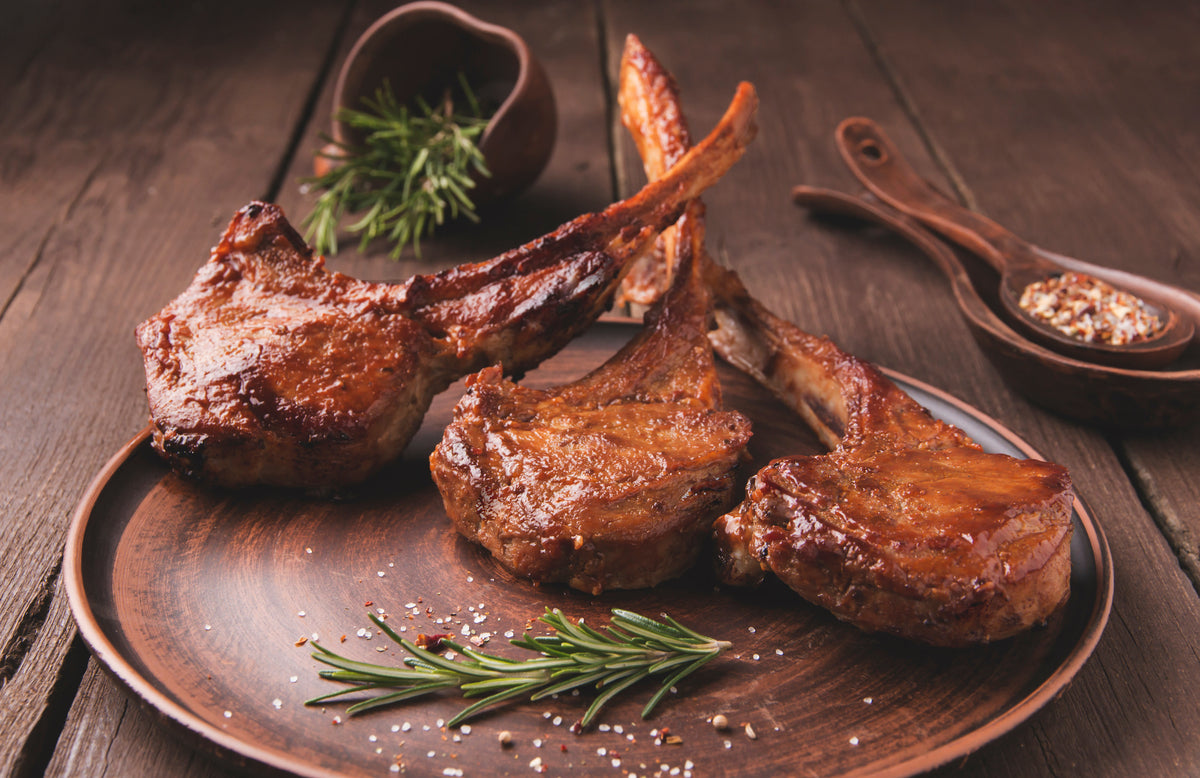 Pomegranate-Maple Glazed Lamb Chops
      
      
      
        &ndash;
        American Made Grills