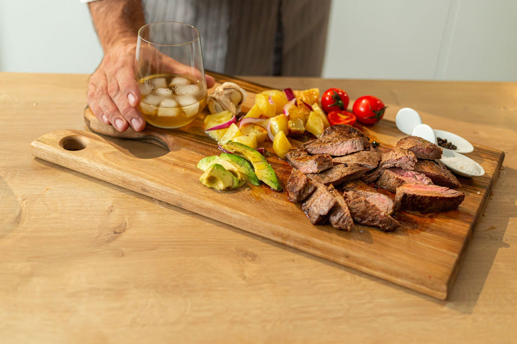 3-Ingredient Grilled Steak, Pineapple, and Avocado Salad