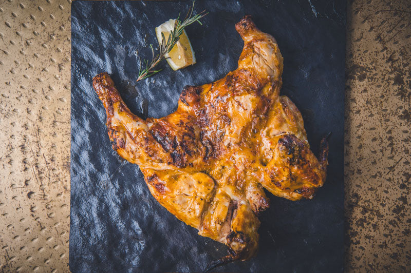 Chicken Under a Brick