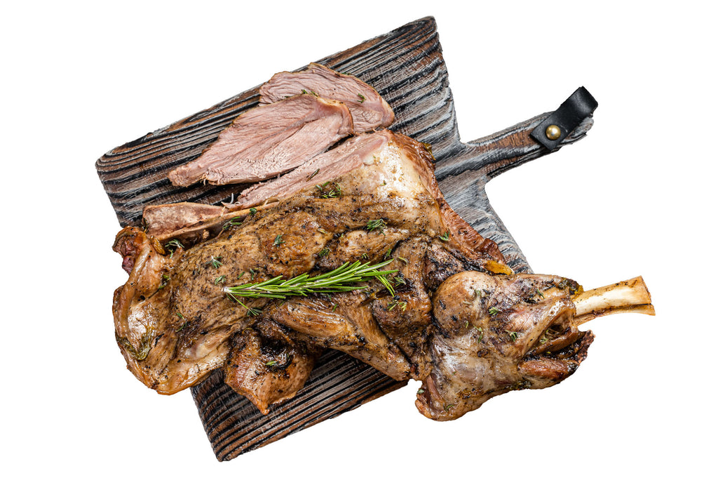 Christmas Rotisserie Boneless Leg of Lamb