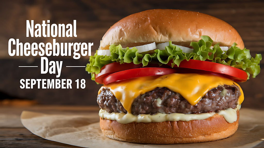 Game Day Classic Grilled Cheeseburgers for National Cheeseburger Day