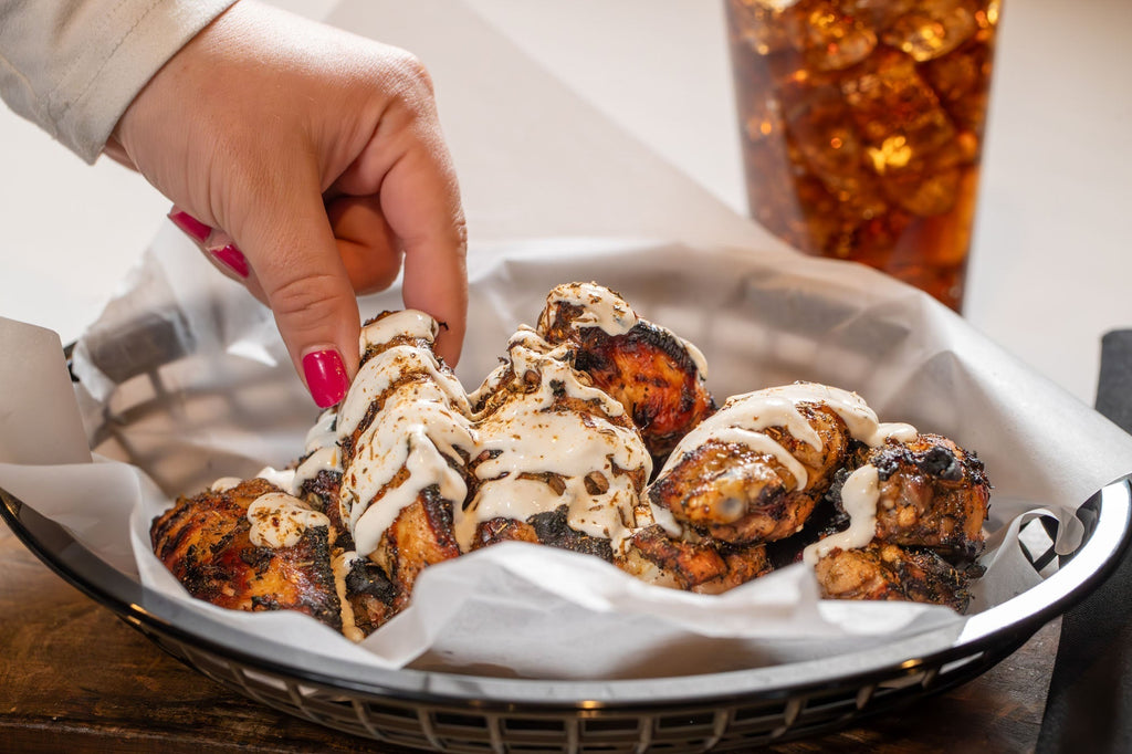 Grilled Garlic Parmesan Chicken Wings