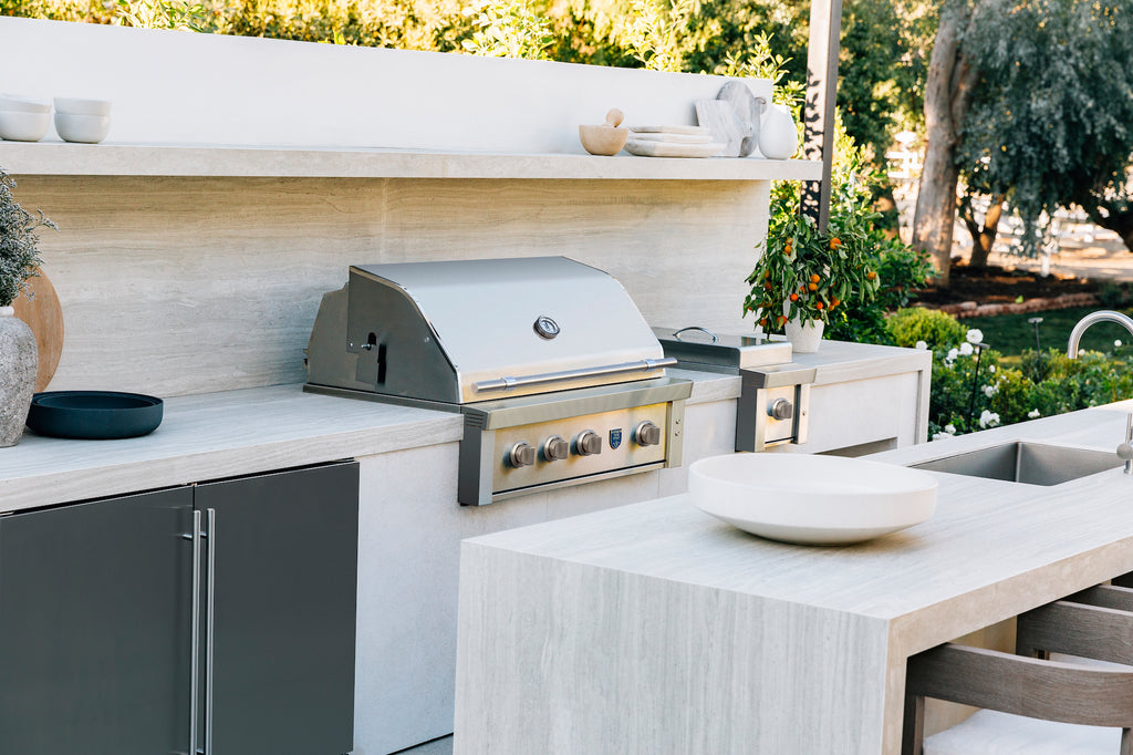 How to Install a Built-In Natural Gas Grill on Your Outdoor Kitchen Island