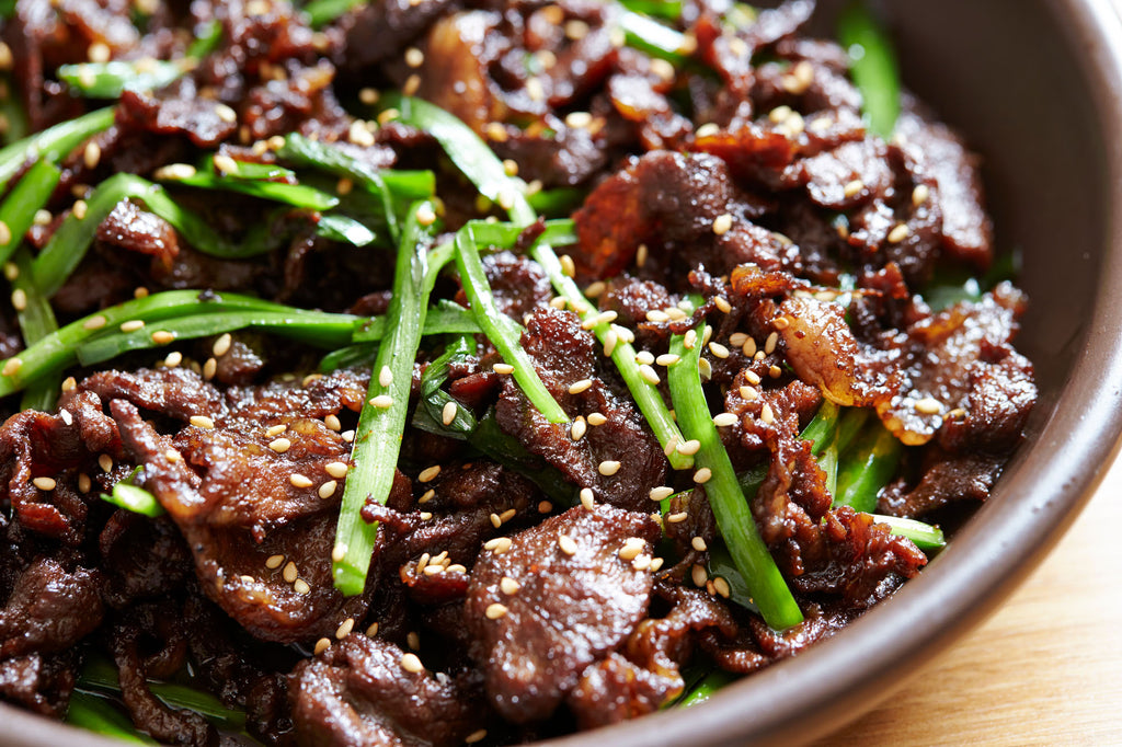 New Year's Eve Korean Sizzling Beef (aka Beef Candy!)