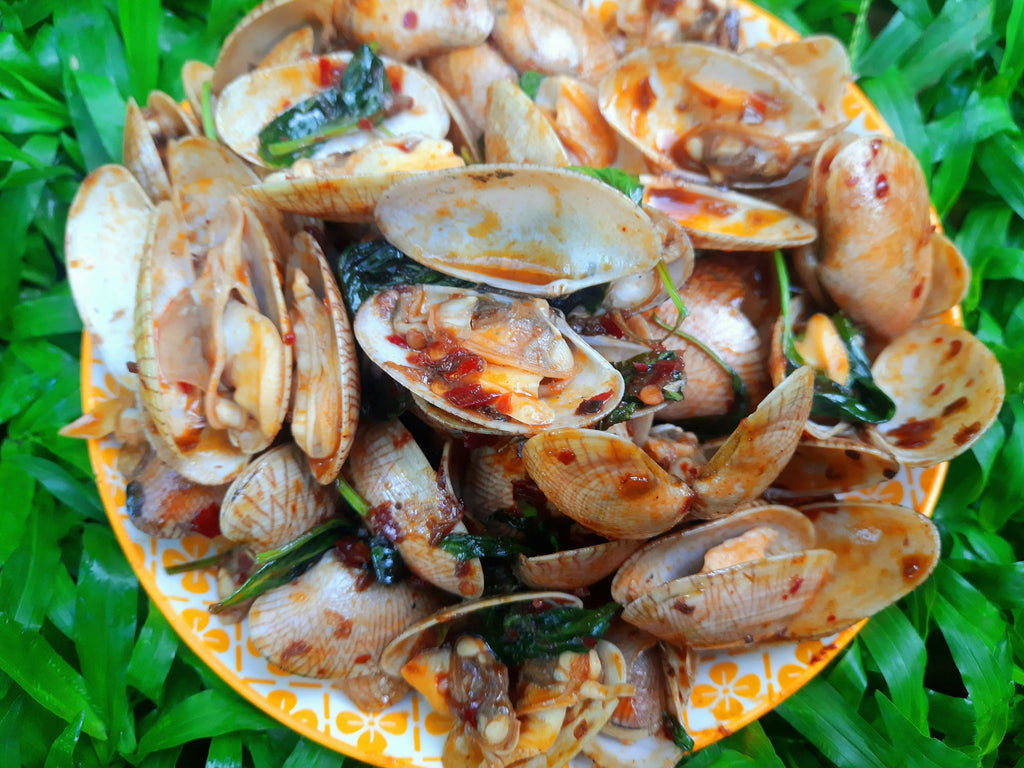 Spicy Grilled Clams with Calabrian Chile Butter