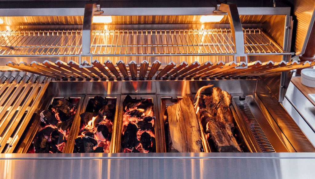 The Better Way to Wood and Coal Grilling Flavor with American Made Grills